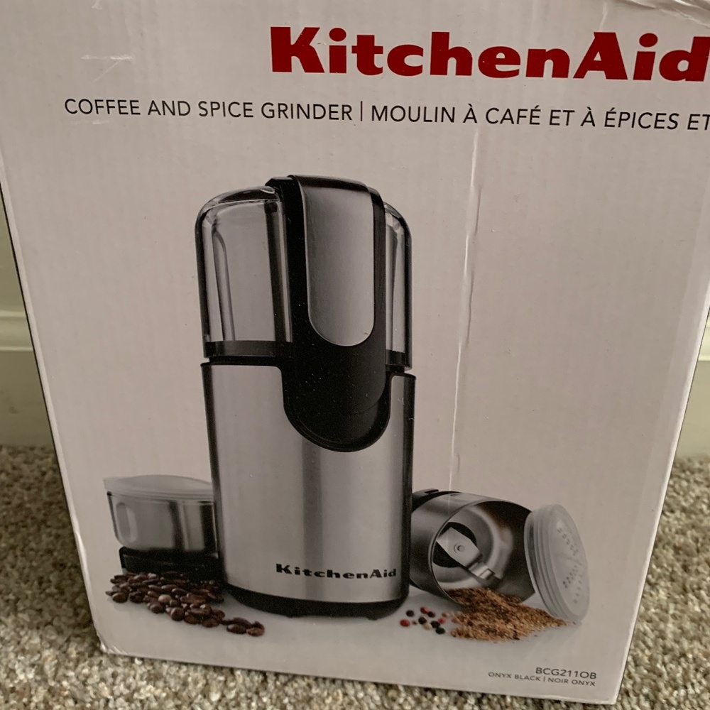 New Kitchen Aid coffee and spice grinder